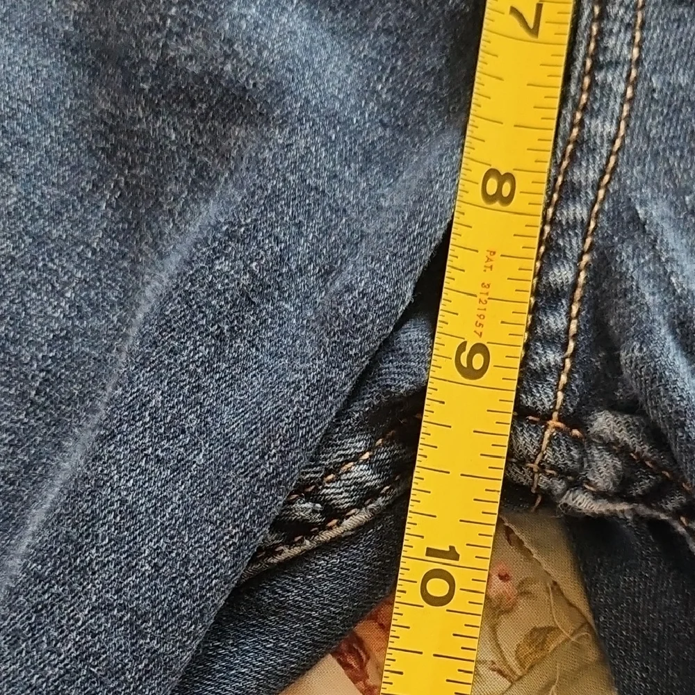 Hollister Mid Rise Super Skinny Blue Denim Jeans - Picture 7 of 10